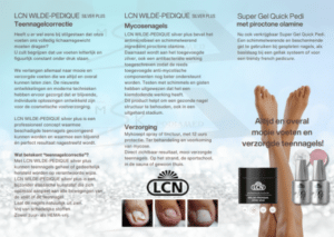 LCN Eindgebruikersbrochure folder Wilde Pedique, 25 stuks 1
