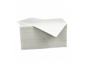 Wegwerphanddoek wit 40x80cm non-woven 100st
