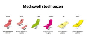 Medixwell Hoes voor stoelen, krukken, knierollen, badstofaccessoires 1