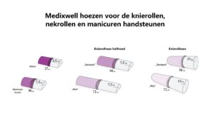 Medixwell Hoes voor stoelen, krukken, knierollen, badstofaccessoires 4