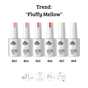 LCN UV Gel Polish 'Fluffy Mellow' 1