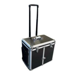 Pedicure Koffer Pedicase zwart/zilver