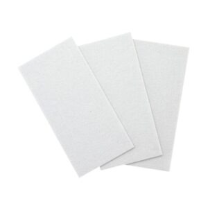 Viltvel Wit met kleeflaag 5mm