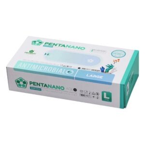 Pentanano Nitrile Handschoenen Large 100st