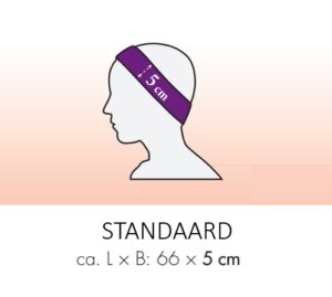 Badstof bandeau / haarband 1