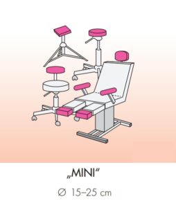 Badstof tabouret hoes 2