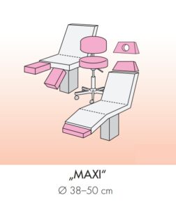 Badstof tabouret hoes 4